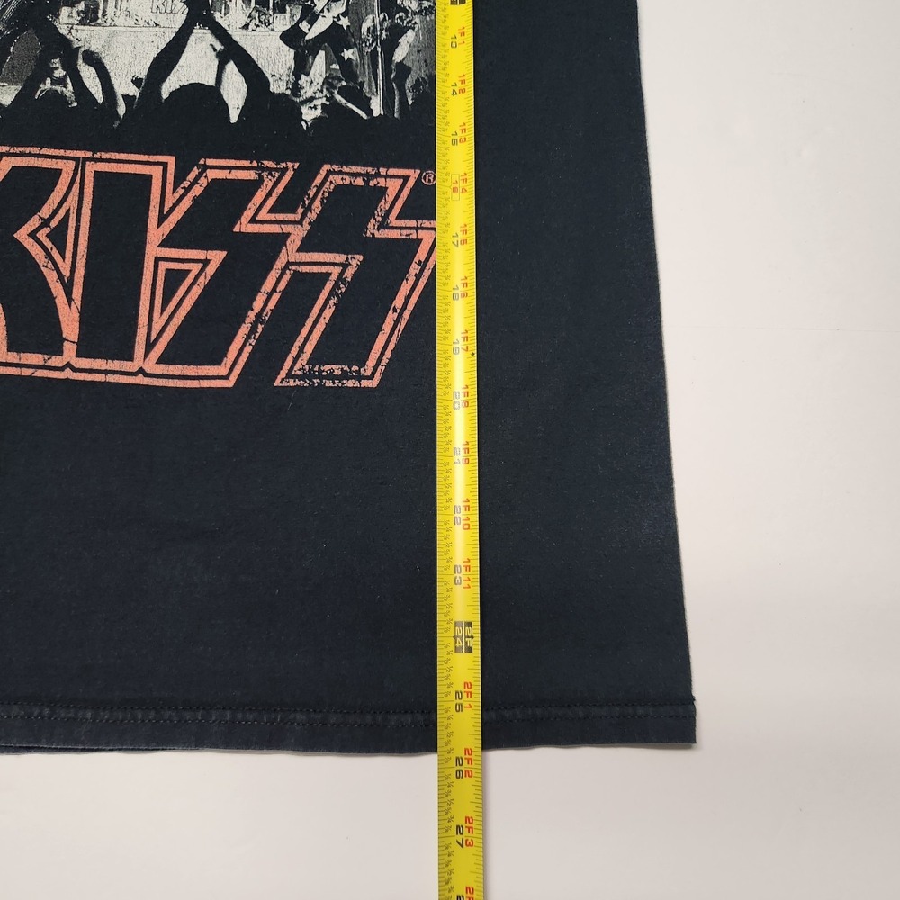 Vintage Style KISS Band T-Shirt Black Y2K Rock Tee Double Stitch Small - Picture 7 of 7